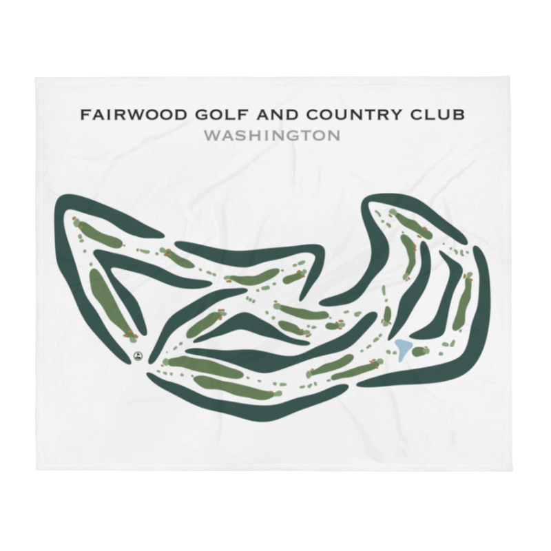 Fairwood Golf & Country Club, Washington - Printed Golf Courses