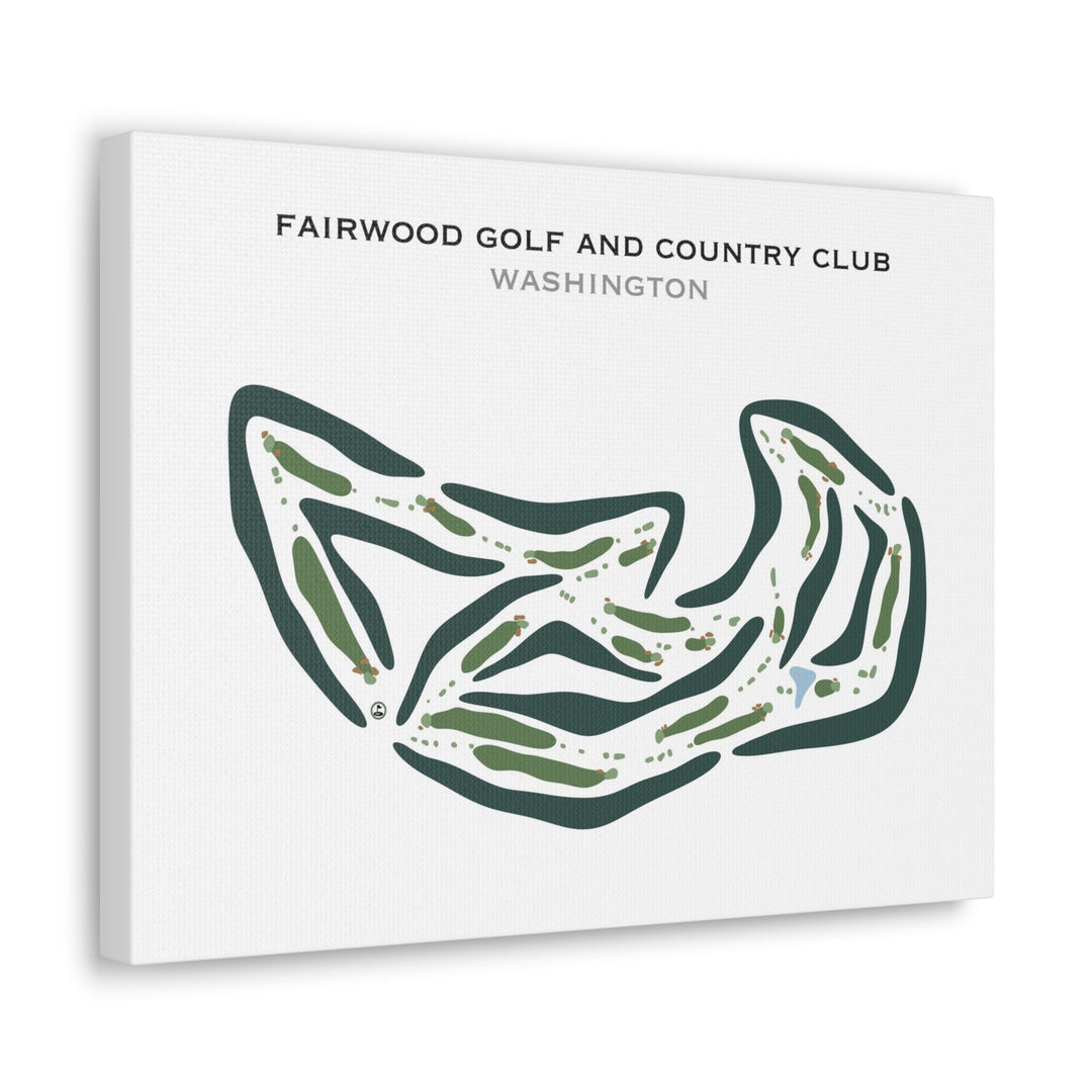 Fairwood Golf & Country Club, Washington - Printed Golf Courses