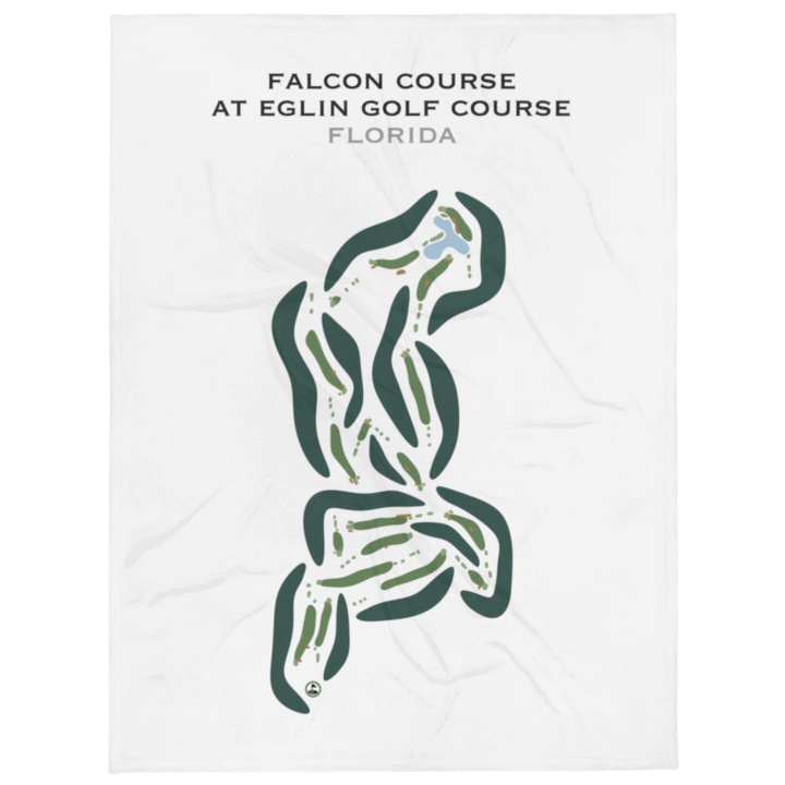 Falcon Course at Eglin Golf Course, Florida - Printed Golf Courses