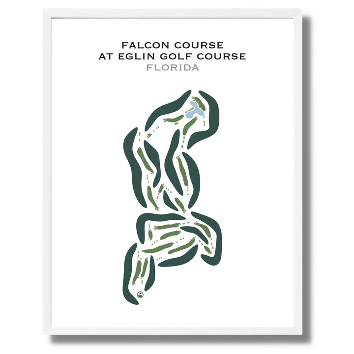 Falcon Course at Eglin Golf Course, Florida - Printed Golf Courses