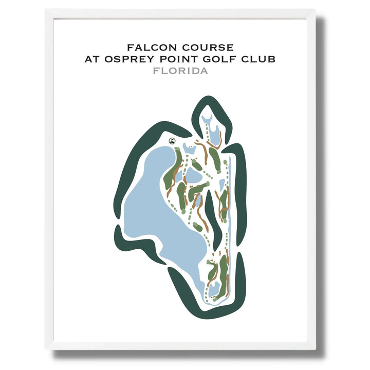 Falcon Course at Osprey Point Golf Club, Florida - Printed Golf Courses