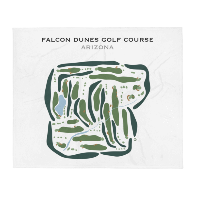 Falcon Dunes Golf Course, Arizona - Printed Golf Courses