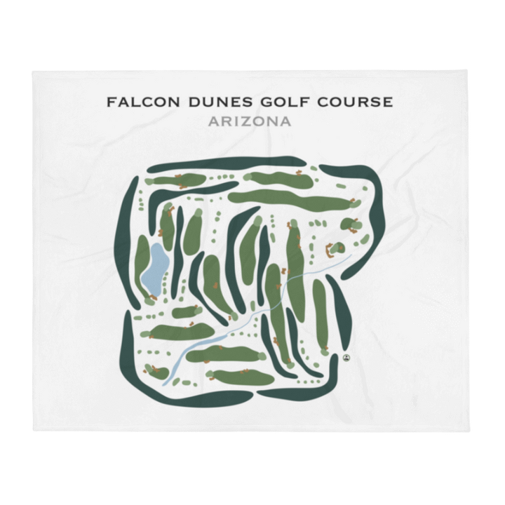 Falcon Dunes Golf Course, Arizona - Printed Golf Courses