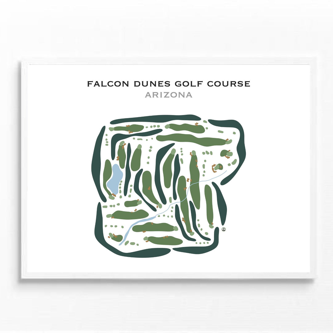 Falcon Dunes Golf Course, Arizona - Printed Golf Courses