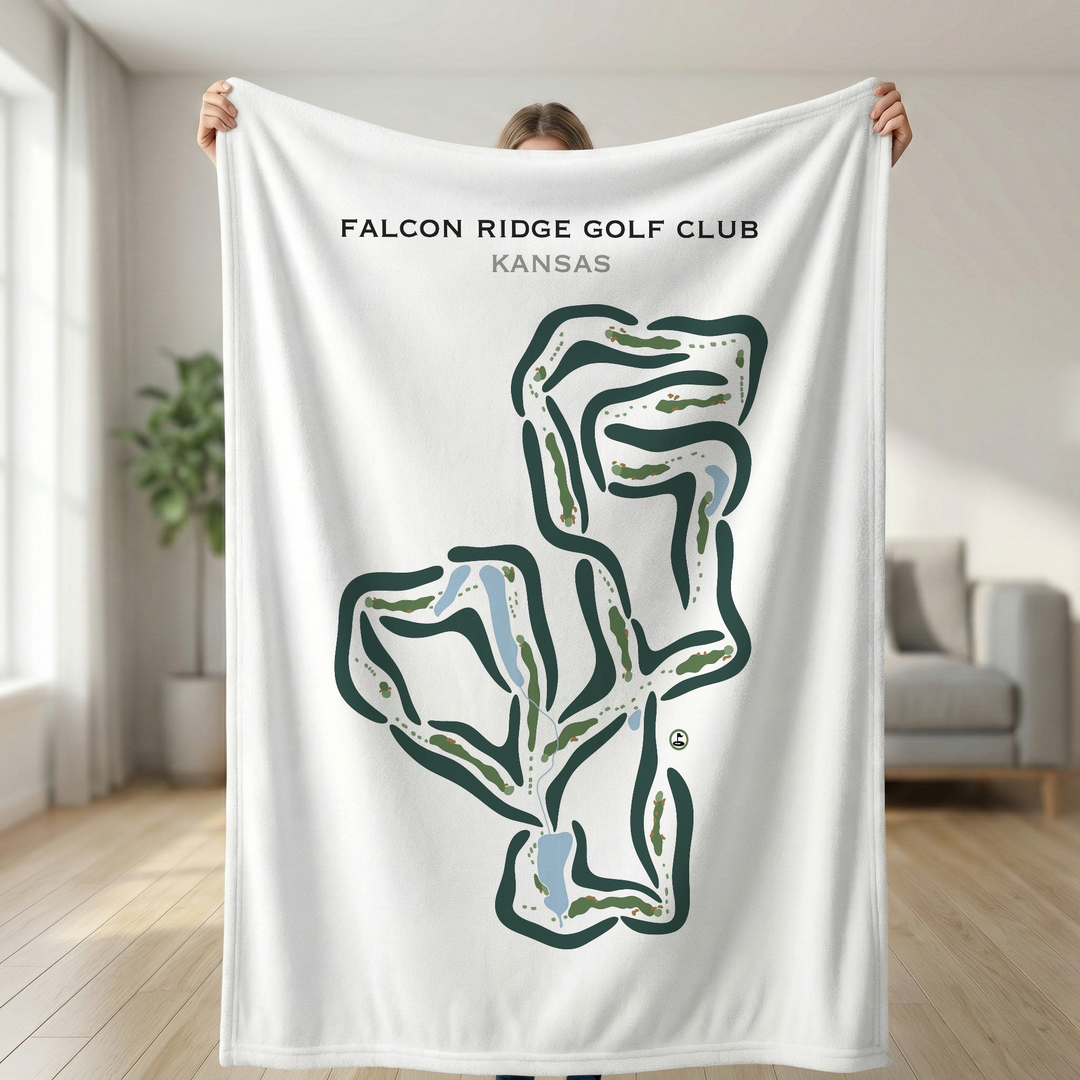 Falcon Ridge Golf Club, Kansas - Printed Golf Courses