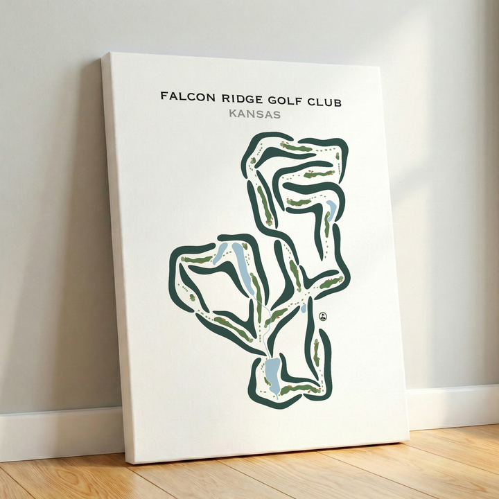 Falcon Ridge Golf Club, Kansas - Printed Golf Courses