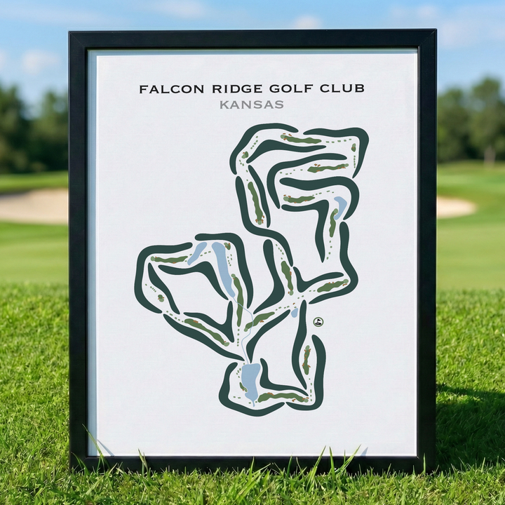Falcon Ridge Golf Club, Kansas - Printed Golf Courses