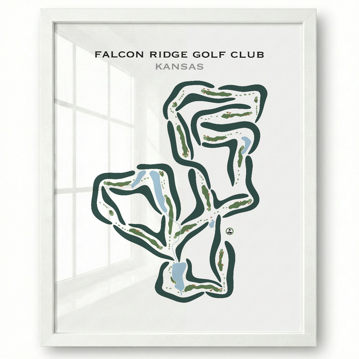 Falcon Ridge Golf Club, Kansas - Printed Golf Courses