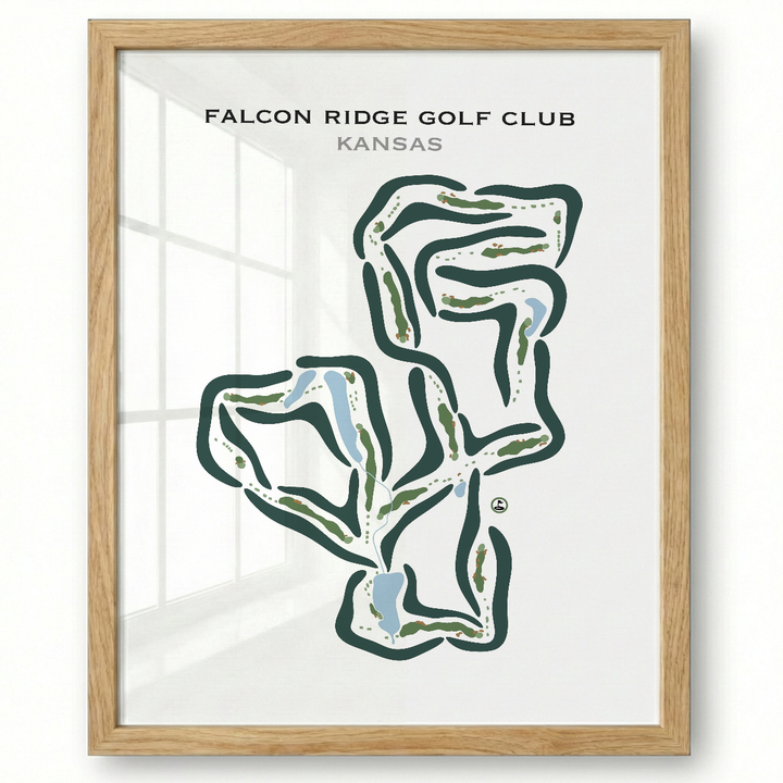 Falcon Ridge Golf Club, Kansas - Printed Golf Courses