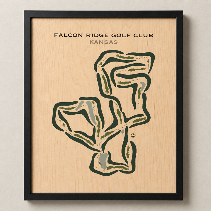 Falcon Ridge Golf Club, Kansas - Printed Golf Courses