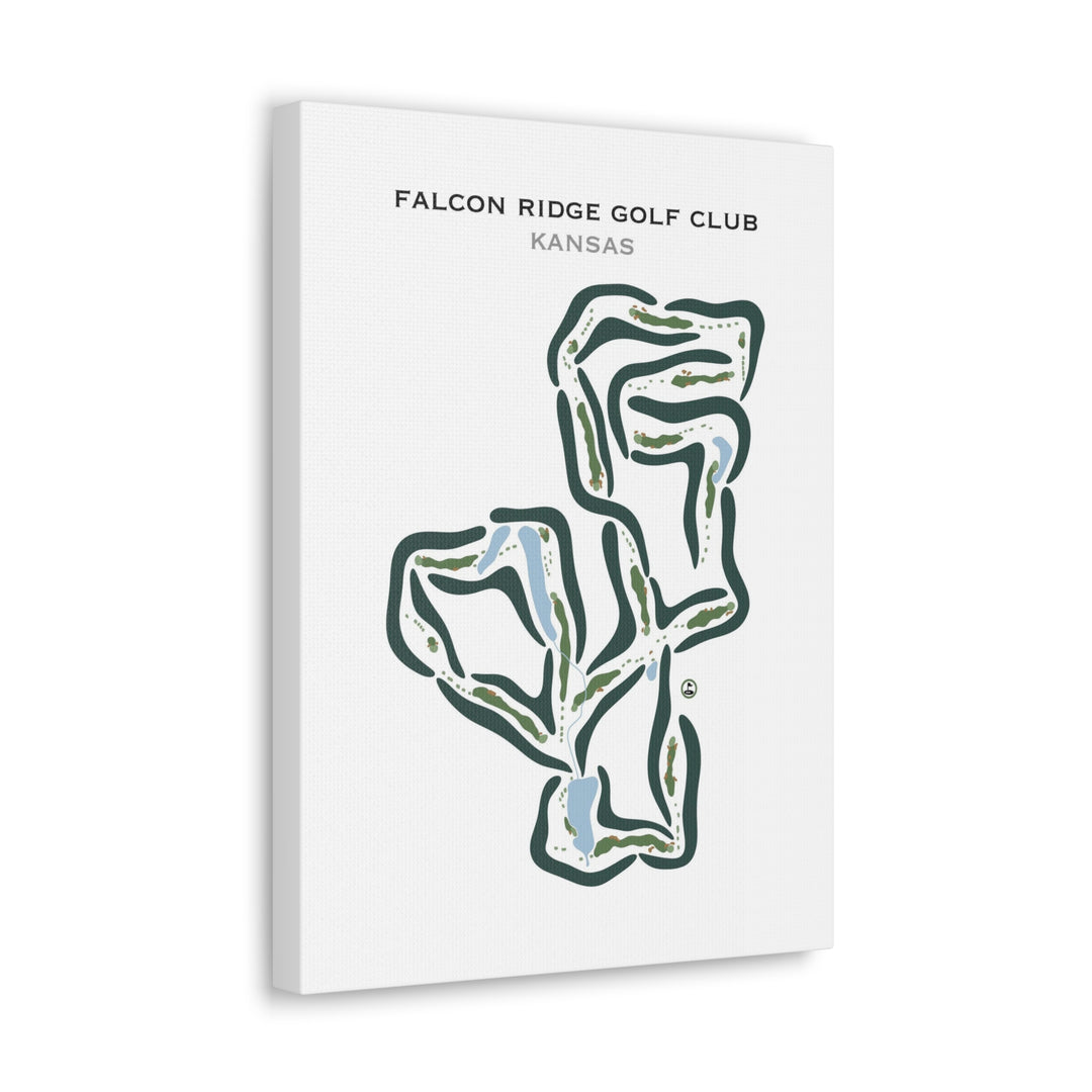 Falcon Ridge Golf Club, Kansas - Printed Golf Courses