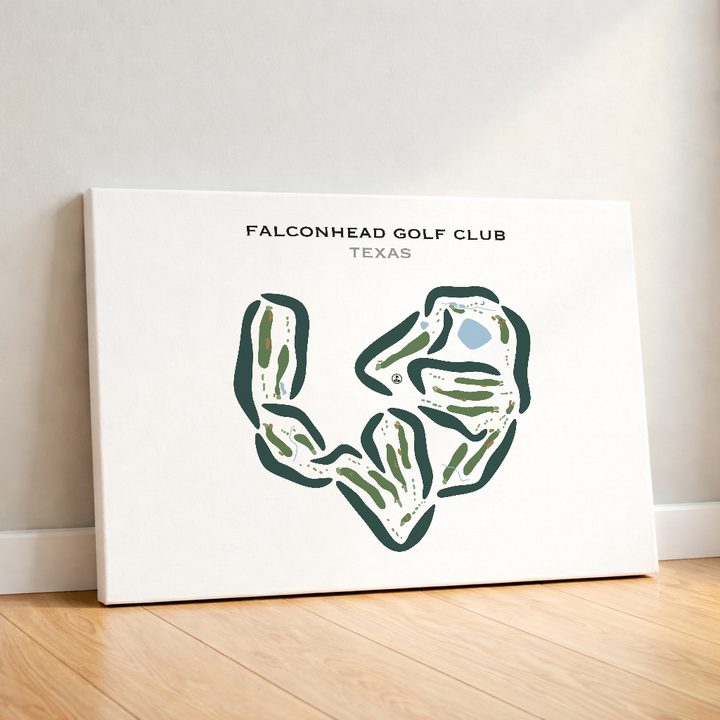 Falconhead Golf Club, Texas - Printed Golf Courses