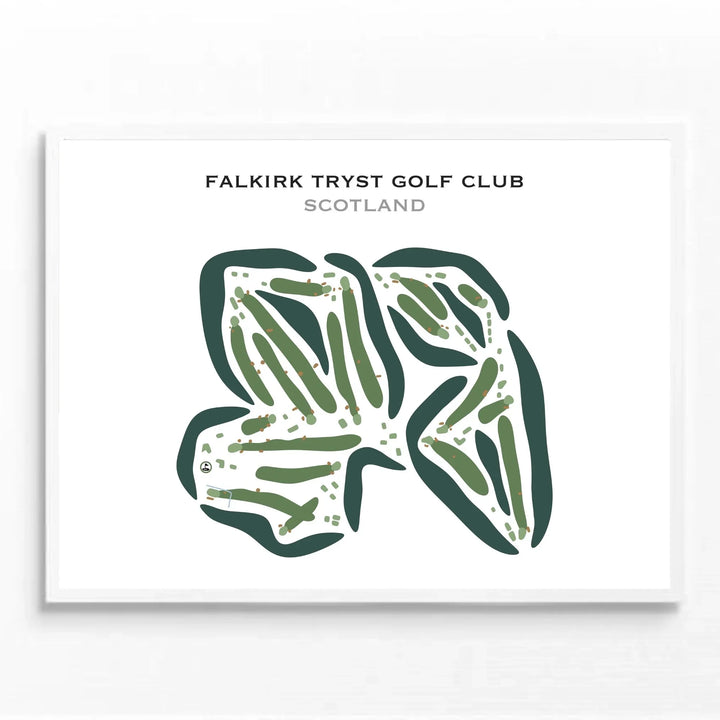 Falkirk Tryst Golf Club, Scotland - Printed Golf Courses