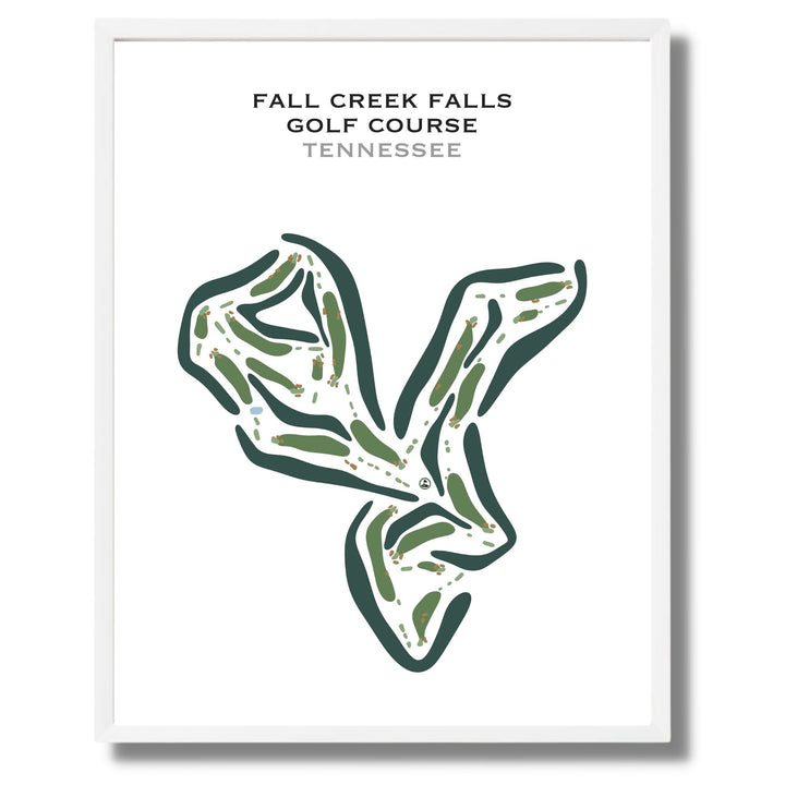 Fall Creek Falls Golf Course, Tennessee - Printed Golf Courses