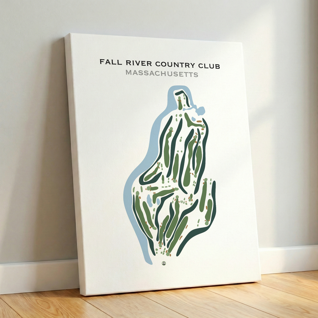Fall River Country Club, Massachusetts - Printed Golf Courses