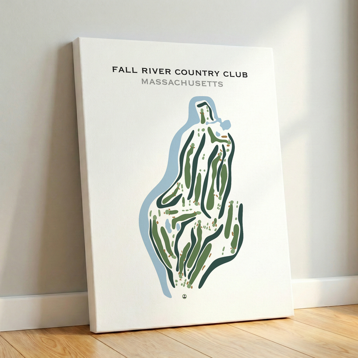 Fall River Country Club, Massachusetts - Printed Golf Courses