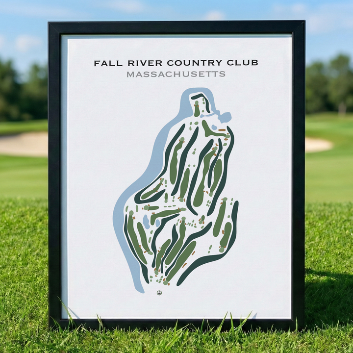 Fall River Country Club, Massachusetts - Printed Golf Courses
