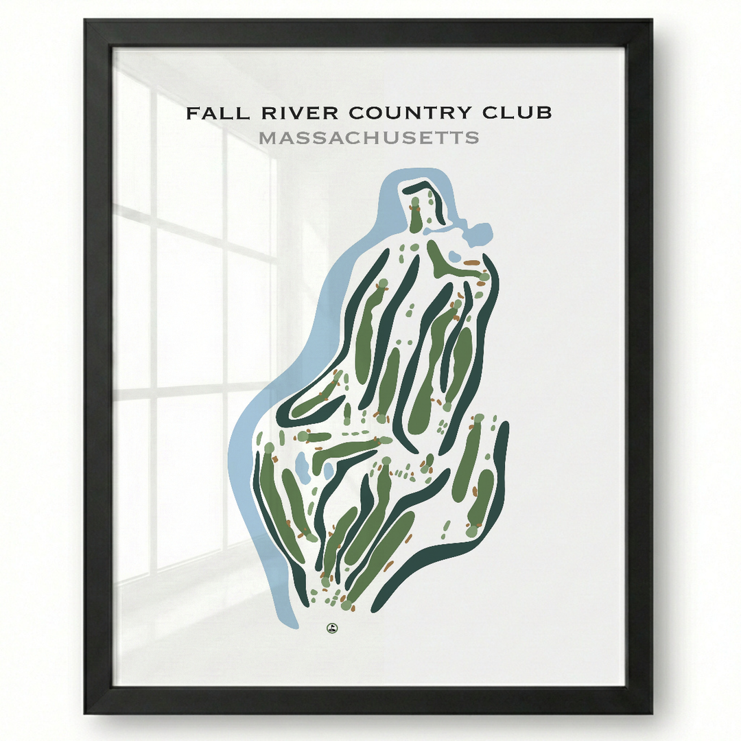 Fall River Country Club, Massachusetts - Printed Golf Courses