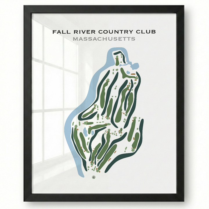 Fall River Country Club, Massachusetts - Printed Golf Courses