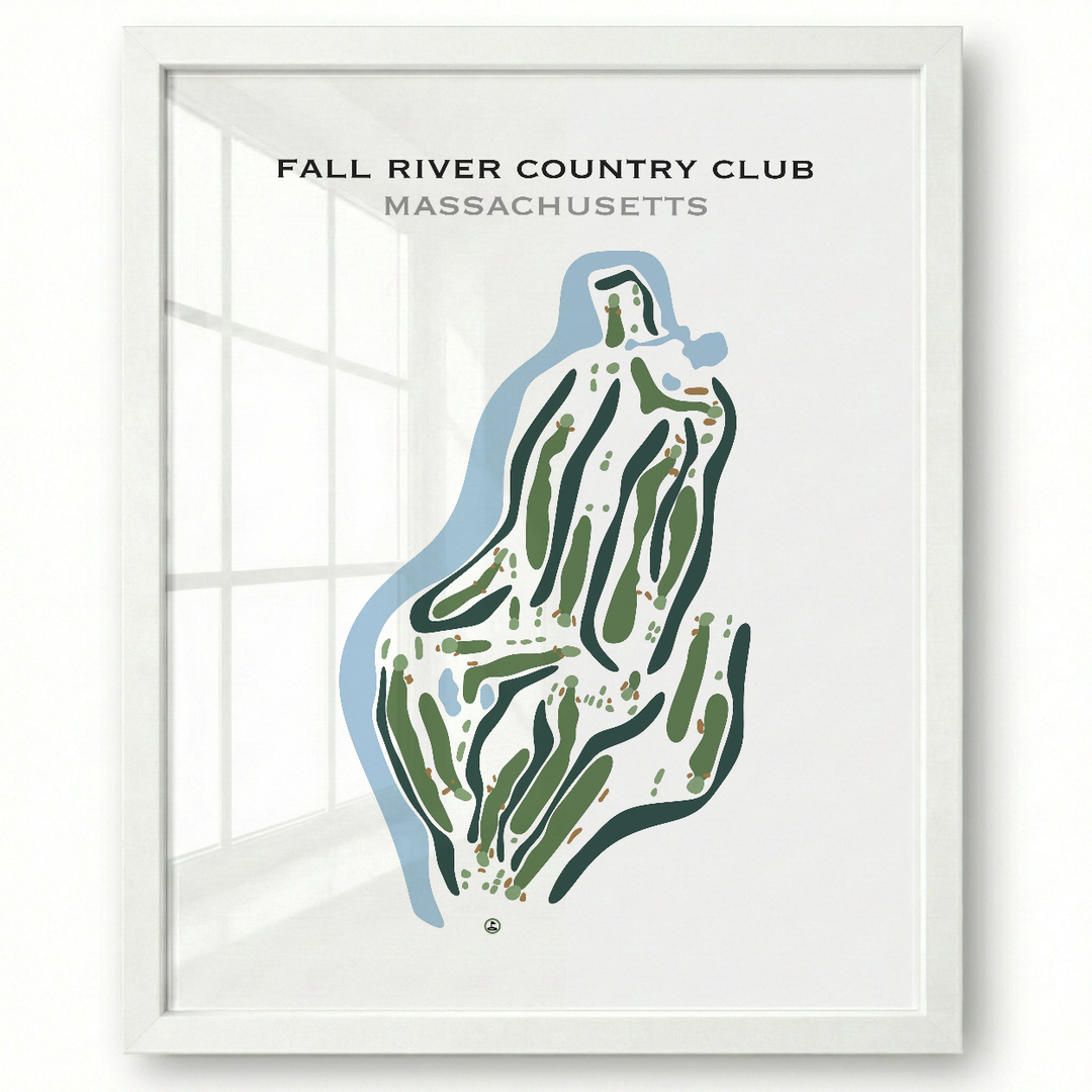 Fall River Country Club, Massachusetts - Printed Golf Courses