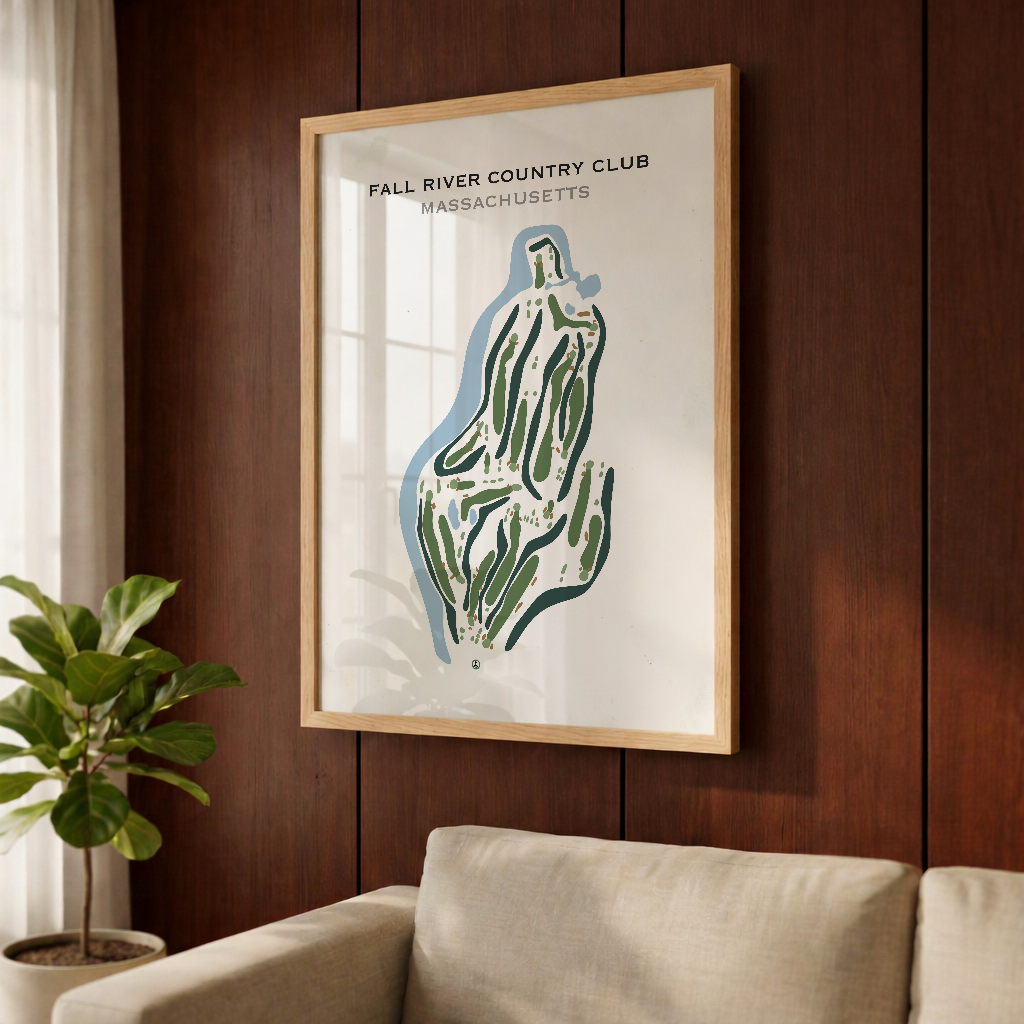 Fall River Country Club, Massachusetts - Printed Golf Courses