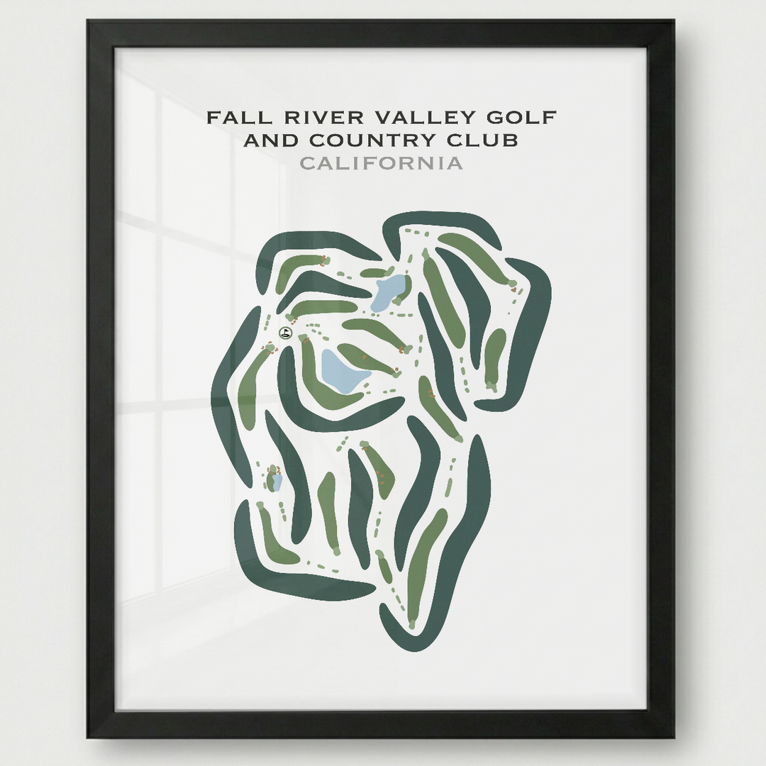 Fall River Valley Golf & Country Club, California - Printed Golf Courses
