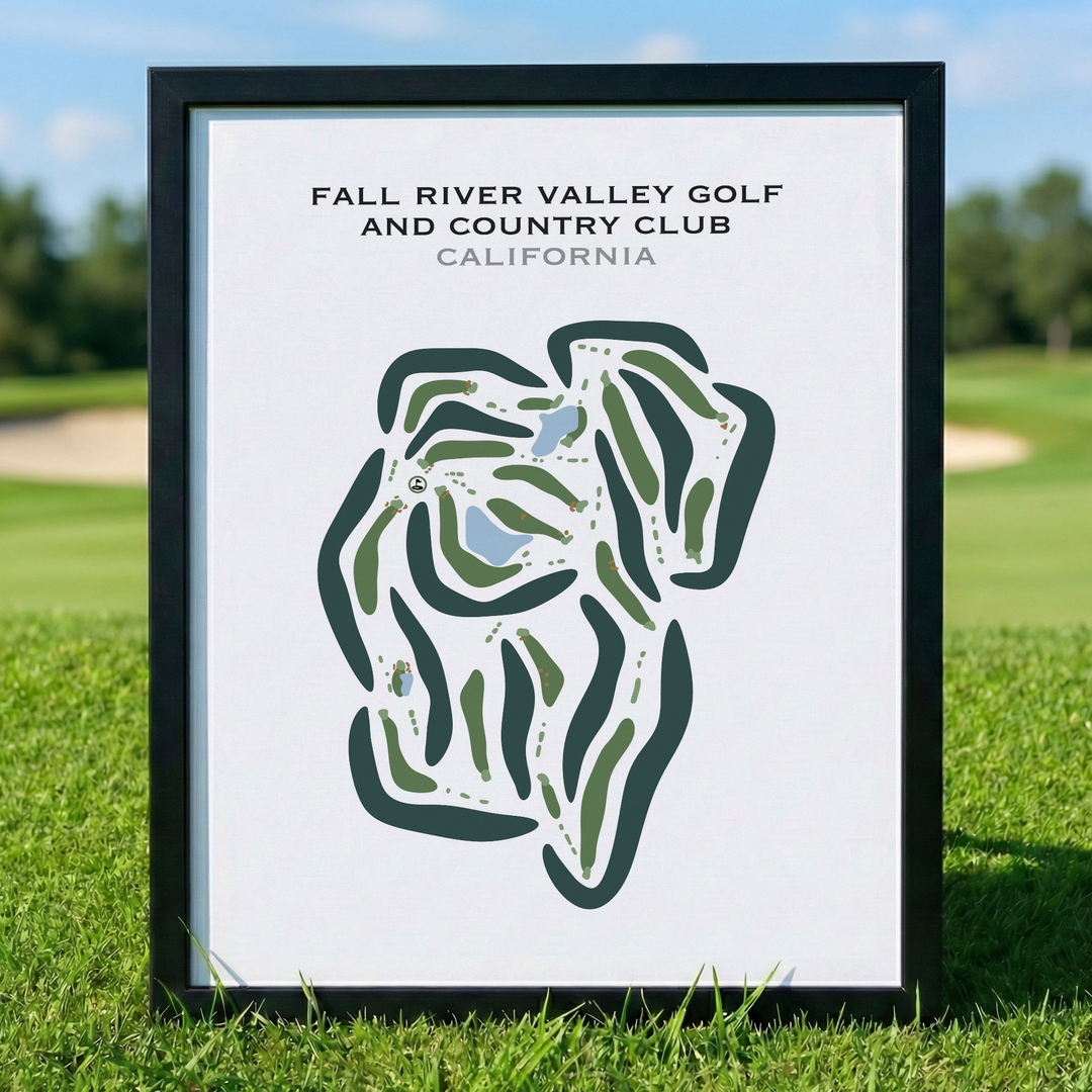 Fall River Valley Golf & Country Club, California - Printed Golf Courses