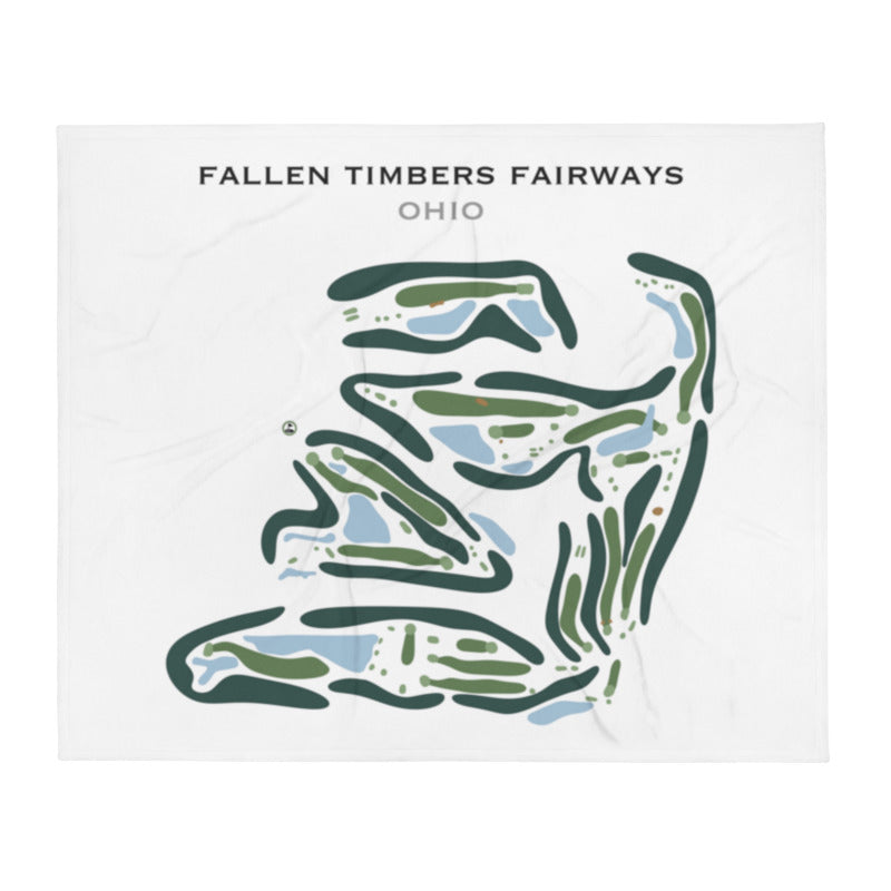 Fallen Timbers Fairways, Ohio - Printed Golf Course