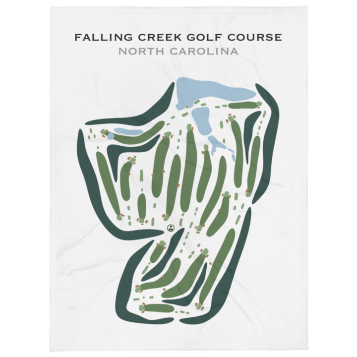 Falling Creek Golf Course, North Carolina - Printed Golf Courses