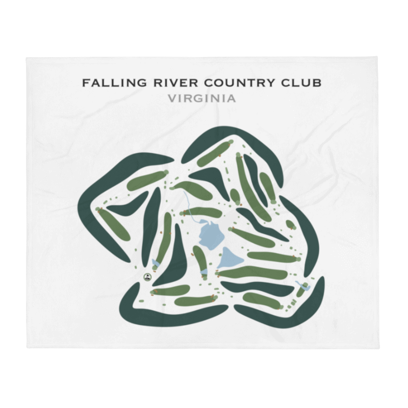 Falling River Country Club, Virginia - Printed Golf Courses