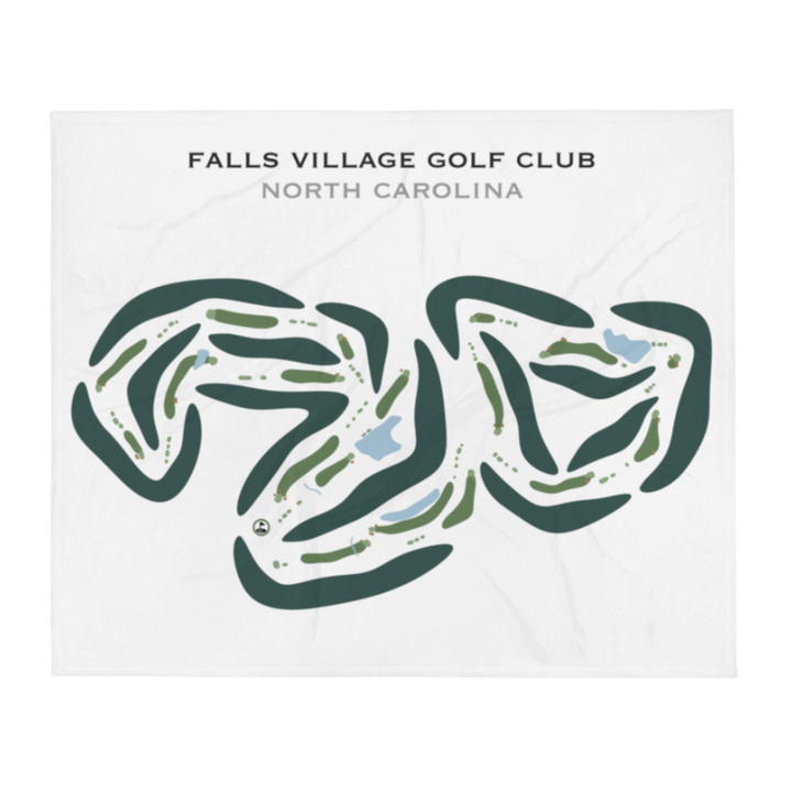 Falls Village Golf Club, North Carolina - Printed Golf Courses