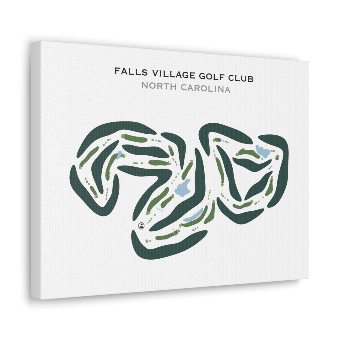 Falls Village Golf Club, North Carolina - Printed Golf Courses