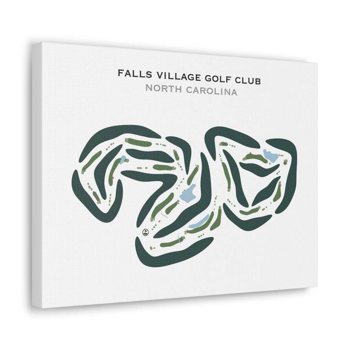 Falls Village Golf Club, North Carolina - Printed Golf Courses