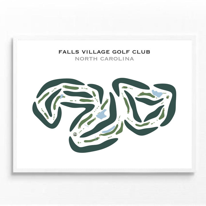 Falls Village Golf Club, North Carolina - Printed Golf Courses