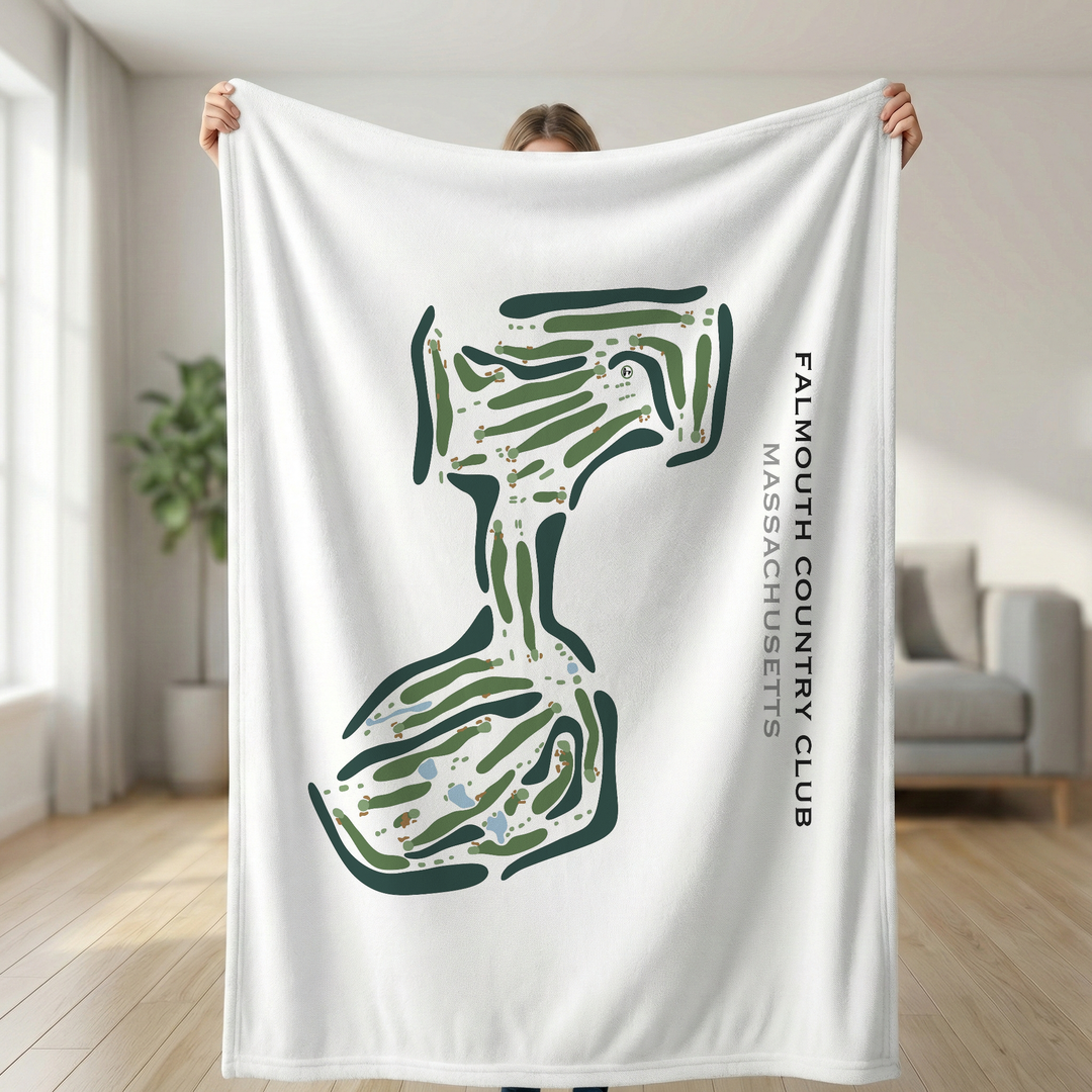Falmouth Country Club, Massachusetts - Printed Golf Course