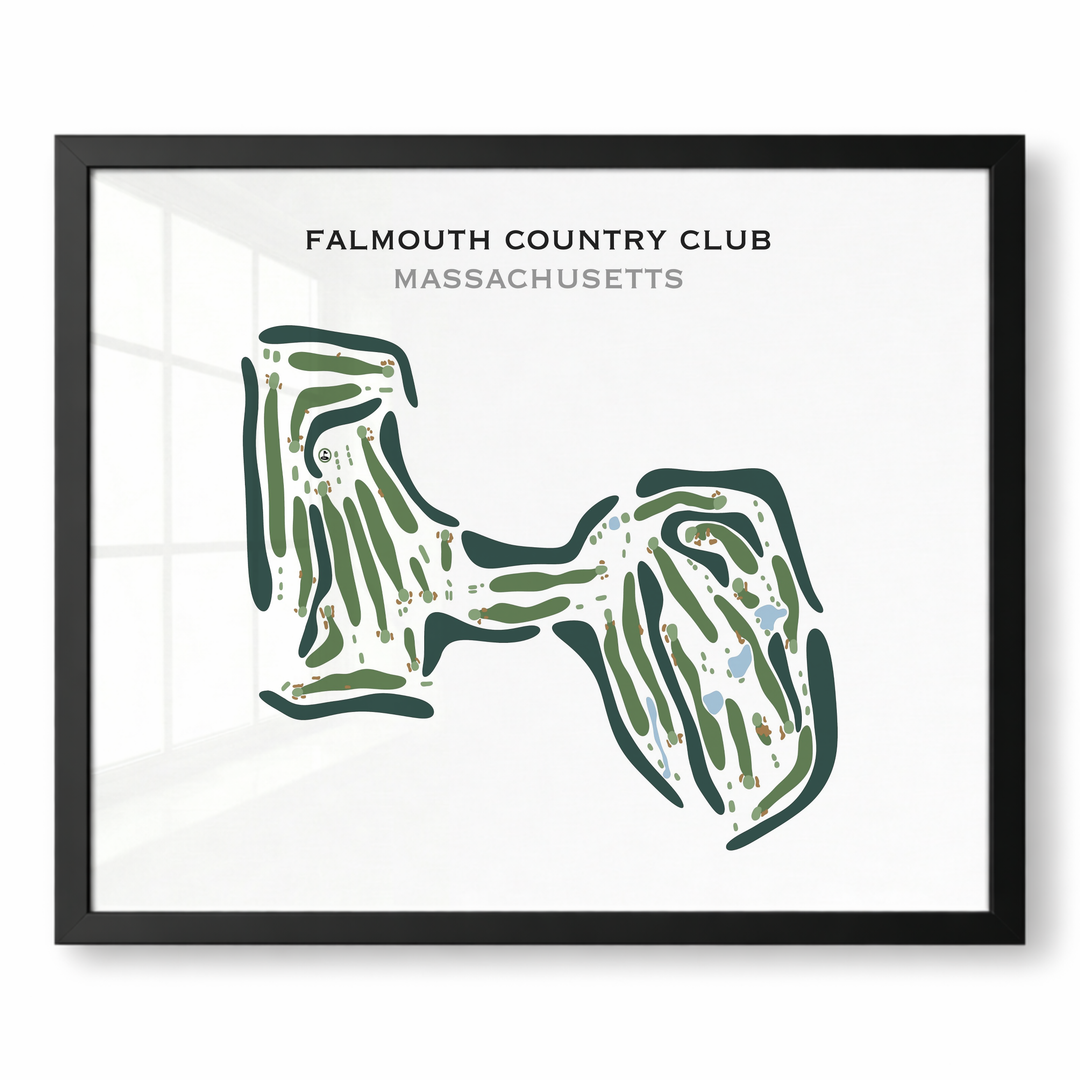 Falmouth Country Club, Massachusetts - Printed Golf Course