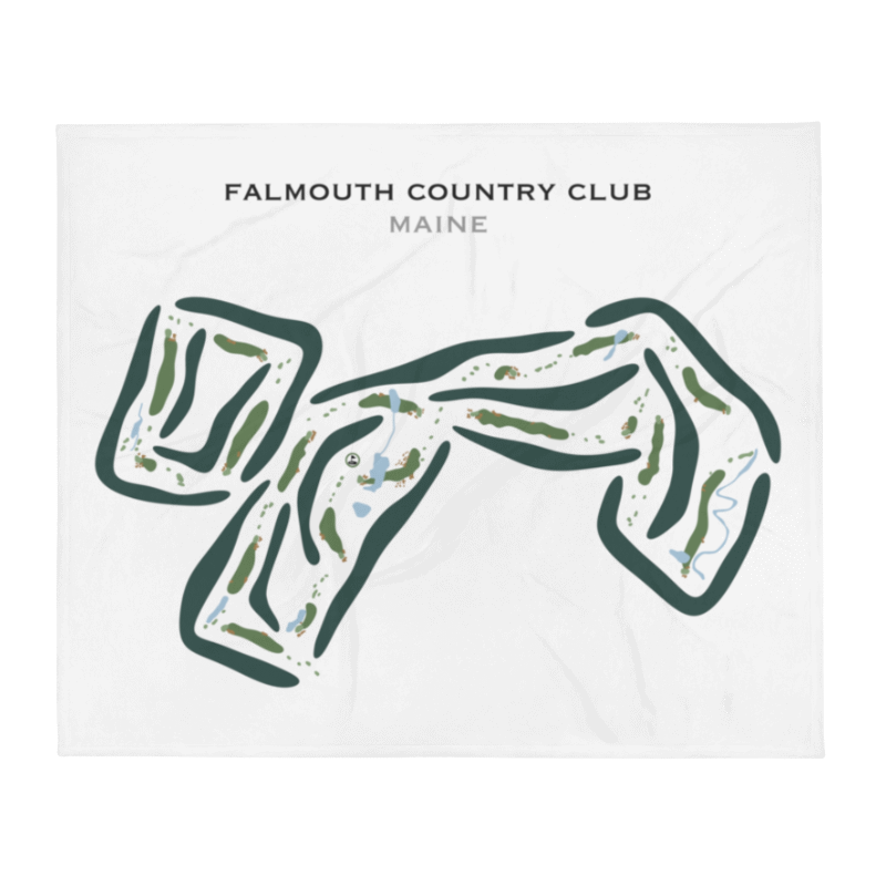 Falmouth Country Club, Maine - Printed Golf Courses