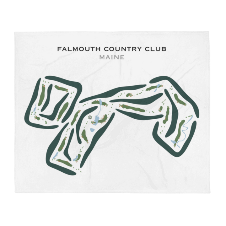 Falmouth Country Club, Maine - Printed Golf Courses