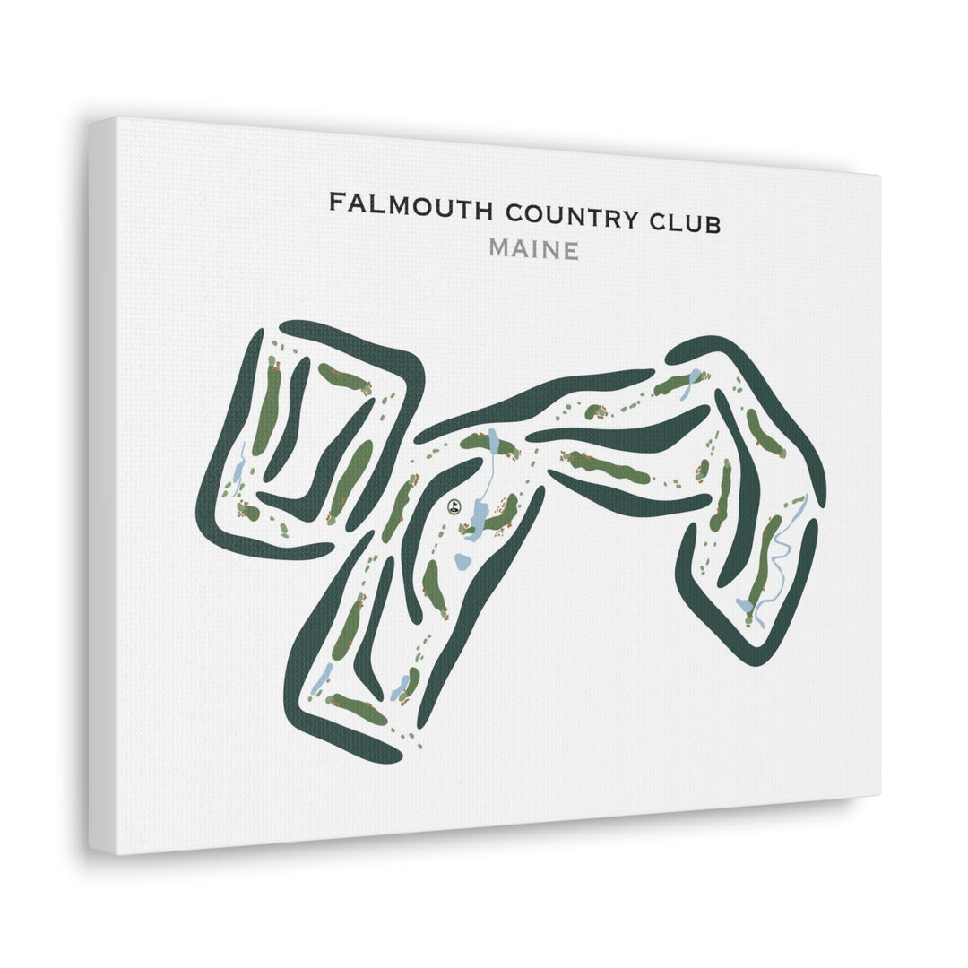 Falmouth Country Club, Maine - Printed Golf Courses