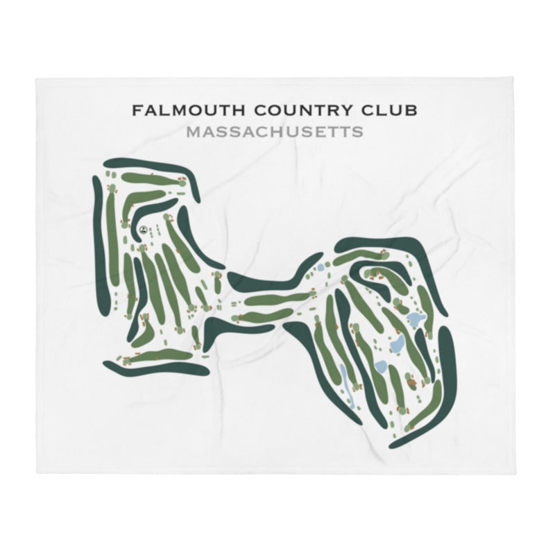 Falmouth Country Club, Massachusetts - Printed Golf Course