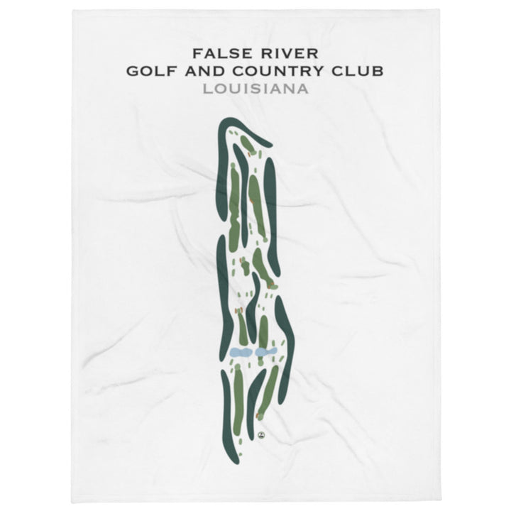 False River Golf and Country Club, Louisiana - Printed Golf Course