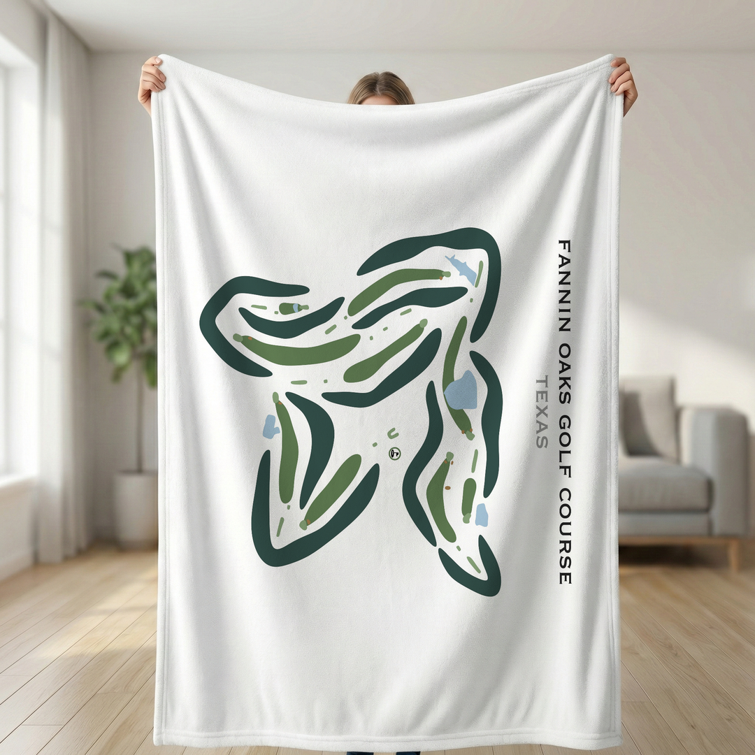 Fannin Oaks Golf Course & Event Center, Texas - Printed Golf Courses