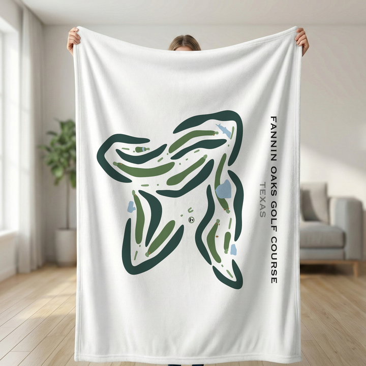 Fannin Oaks Golf Course & Event Center, Texas - Printed Golf Courses