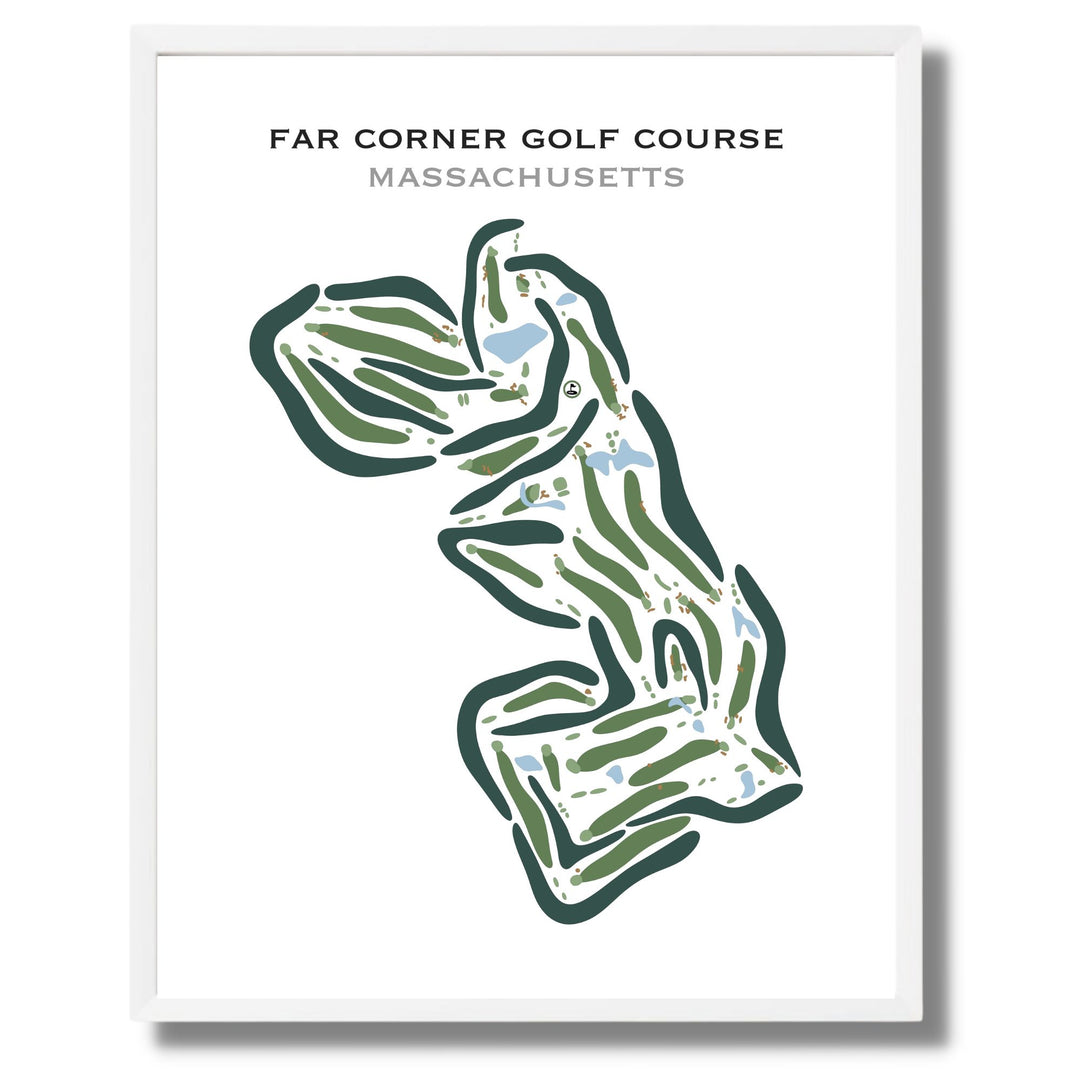 Far Corner Golf Course, Massachusetts - Printed Golf Courses