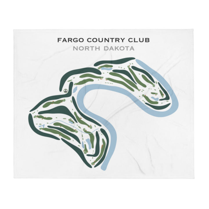 Fargo Country Club, North Dakota - Printed Golf Courses