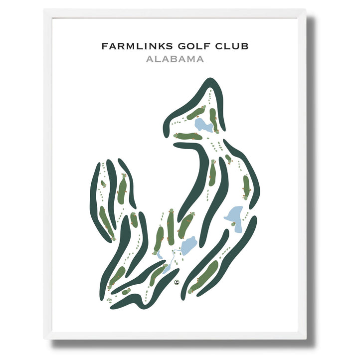 FarmLinks at Pursell Farms, Alabama - Printed Golf Course