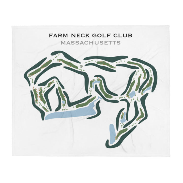 Farm Neck Golf Club, Massachusetts - Printed Golf Course