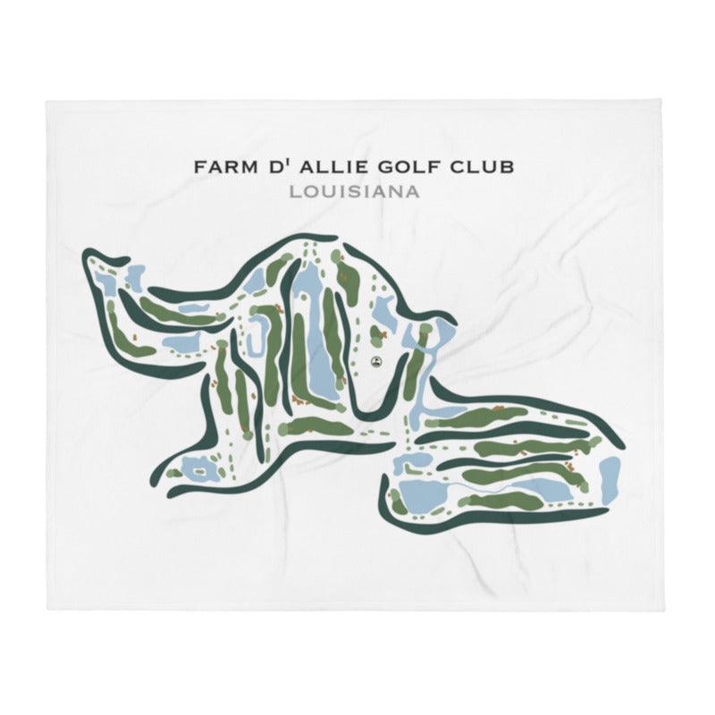 Farm d'Allie Golf Club, Louisiana - Printed Golf Courses - Golf Course Prints