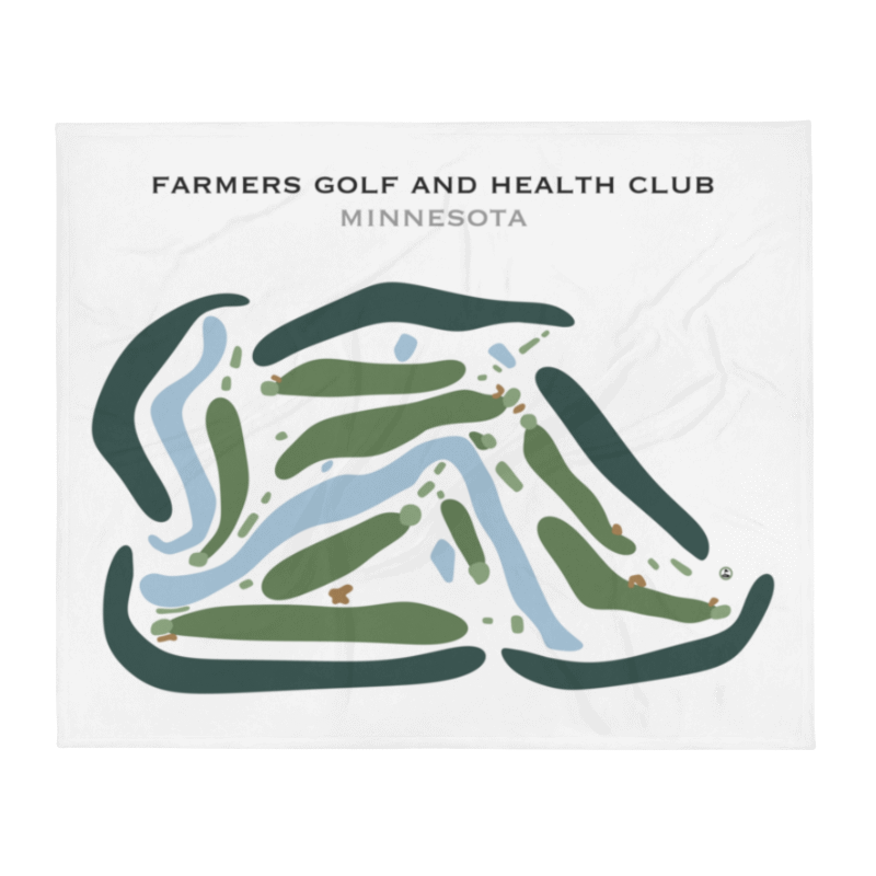 Farmers Golf & Health Club, Minnesota - Printed Golf Courses