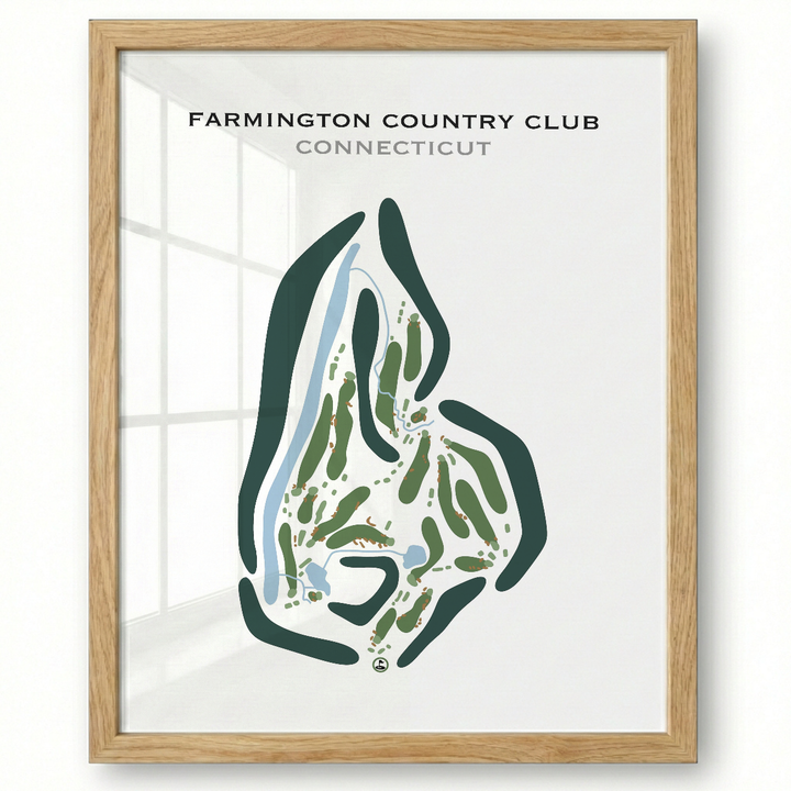 Farmington Country Club, Connecticut - Printed Golf Courses